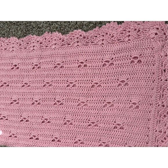 ❤️Handmade Crochet Baby Blanket - Picture 5 of 6